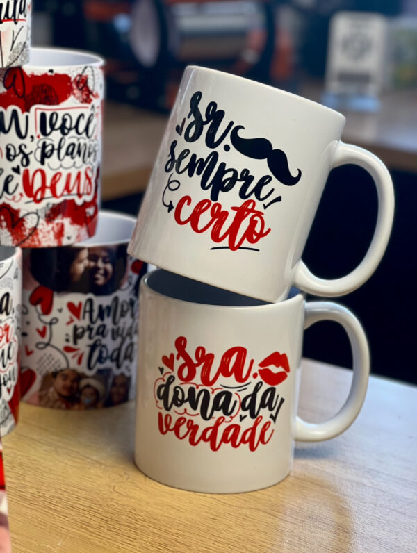 15 ARTES CANECA DIA DOS NAMORADOS 2025 - ABACAXI SUBLIMÁTICO - Imagem 13