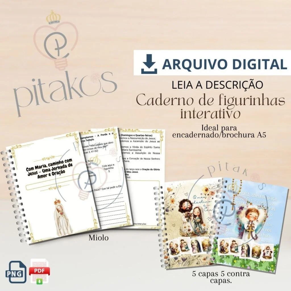 COMBO Jornada Interativa Mistérios Santo Rosário (Pitakos)