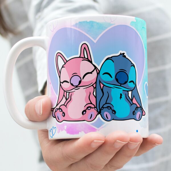Kit Artes Canecas – Stitch in Love - Imagem 9