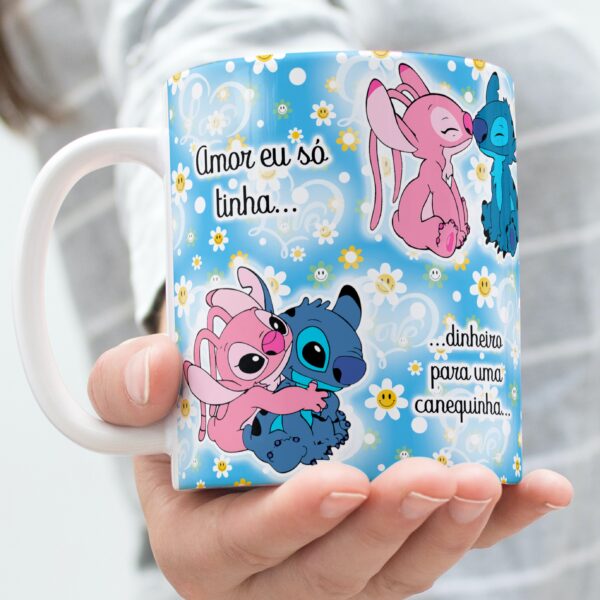 Kit Artes Canecas – Stitch in Love - Imagem 6