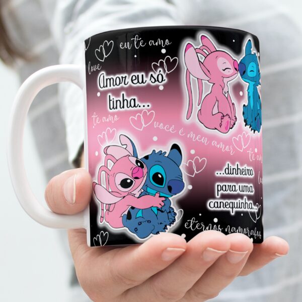 Kit Artes Canecas – Stitch in Love - Imagem 5