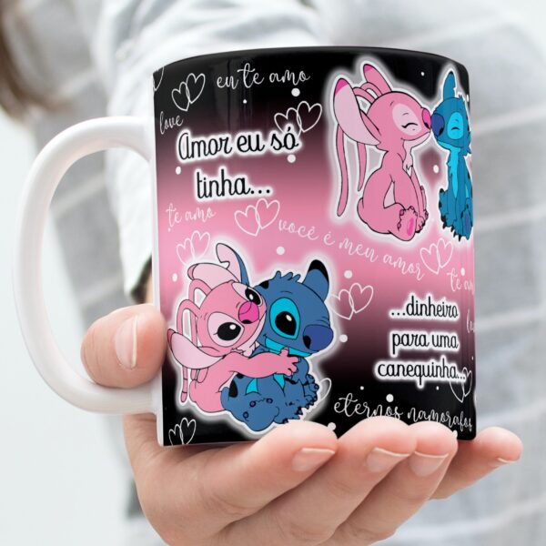 Kit Artes Canecas – Stitch in Love - Imagem 5