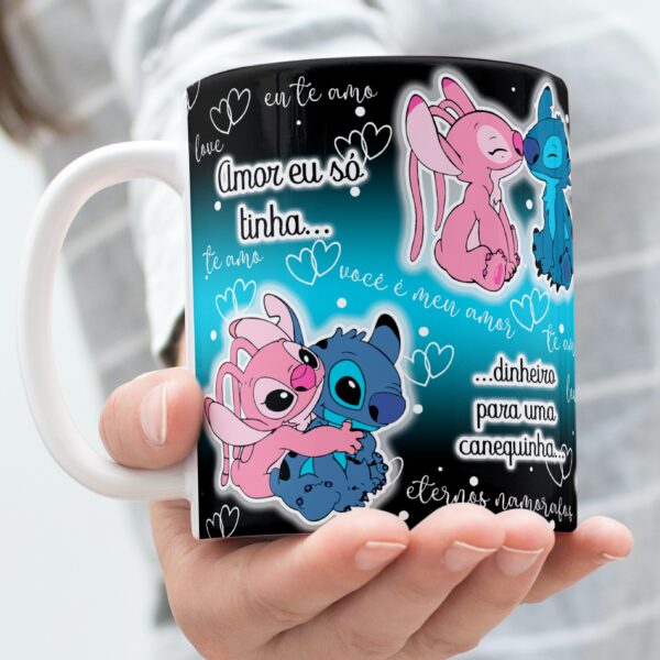 Kit Artes Canecas – Stitch in Love - Imagem 4