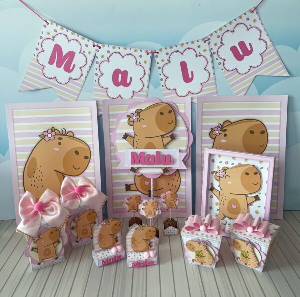 Capivara - Kit Festa Pronta