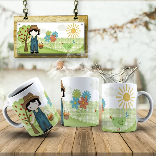 Estampas Fazendinha Canecas - Imagem 6
