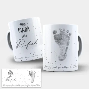 Dinda e Dindo Pezinho – 2 Artes Avulsa Caneca