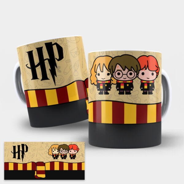 Arte Digital Caneca Harry Potter