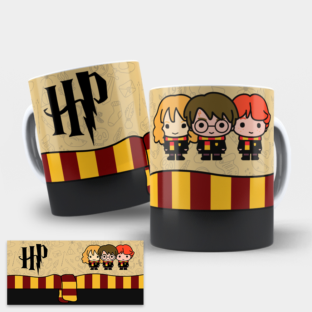 Arte Digital Caneca Harry Potter