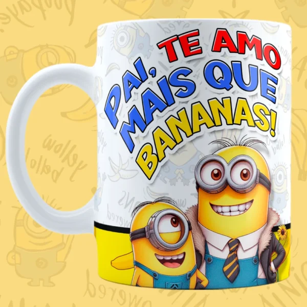 COMBO Pai Minions Divertido (Caneca Criativa) - Imagem 9