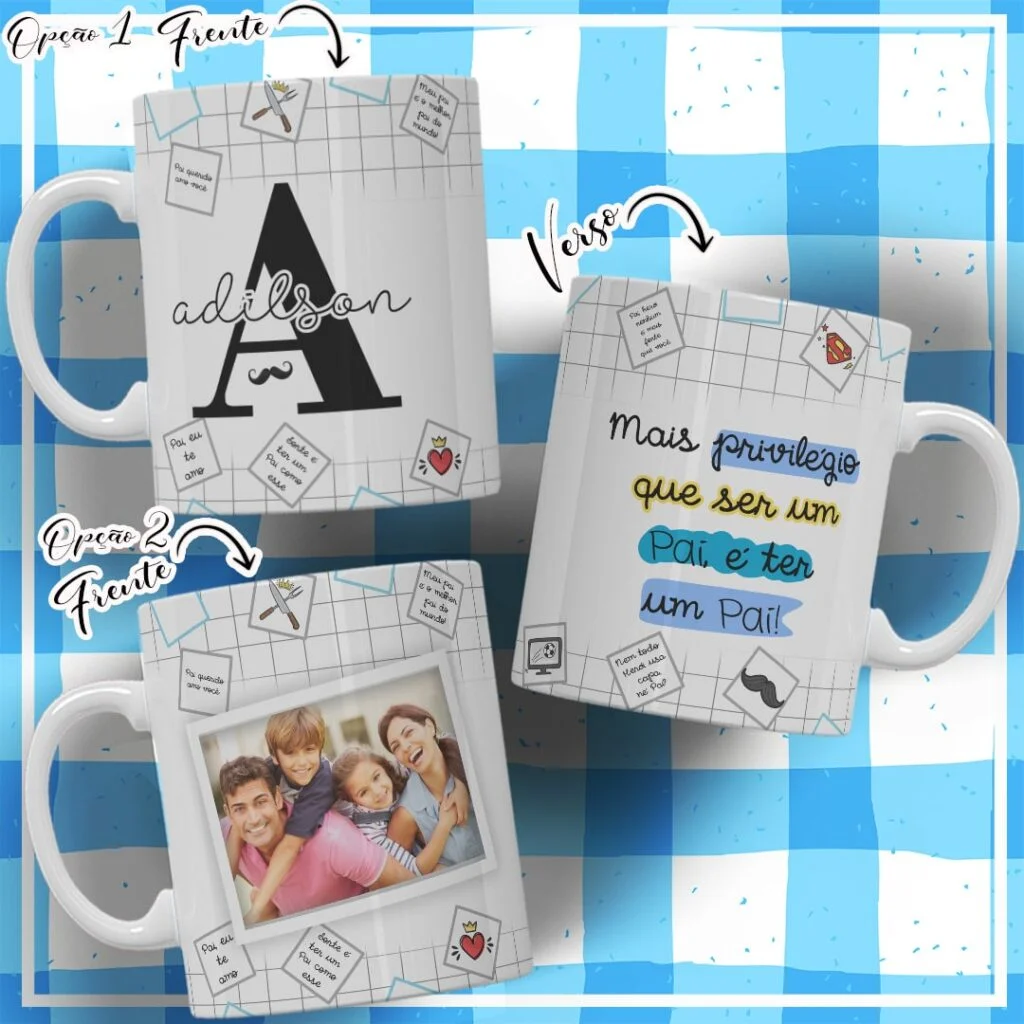 2 COMBOS Dia dos Pais – Alfabeto+Foto (Adilson)