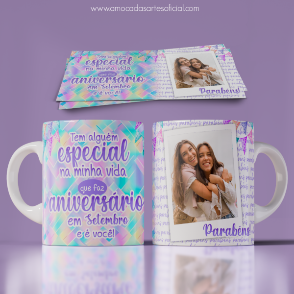 10 Estampas Canecas Aniversário - Imagem 3