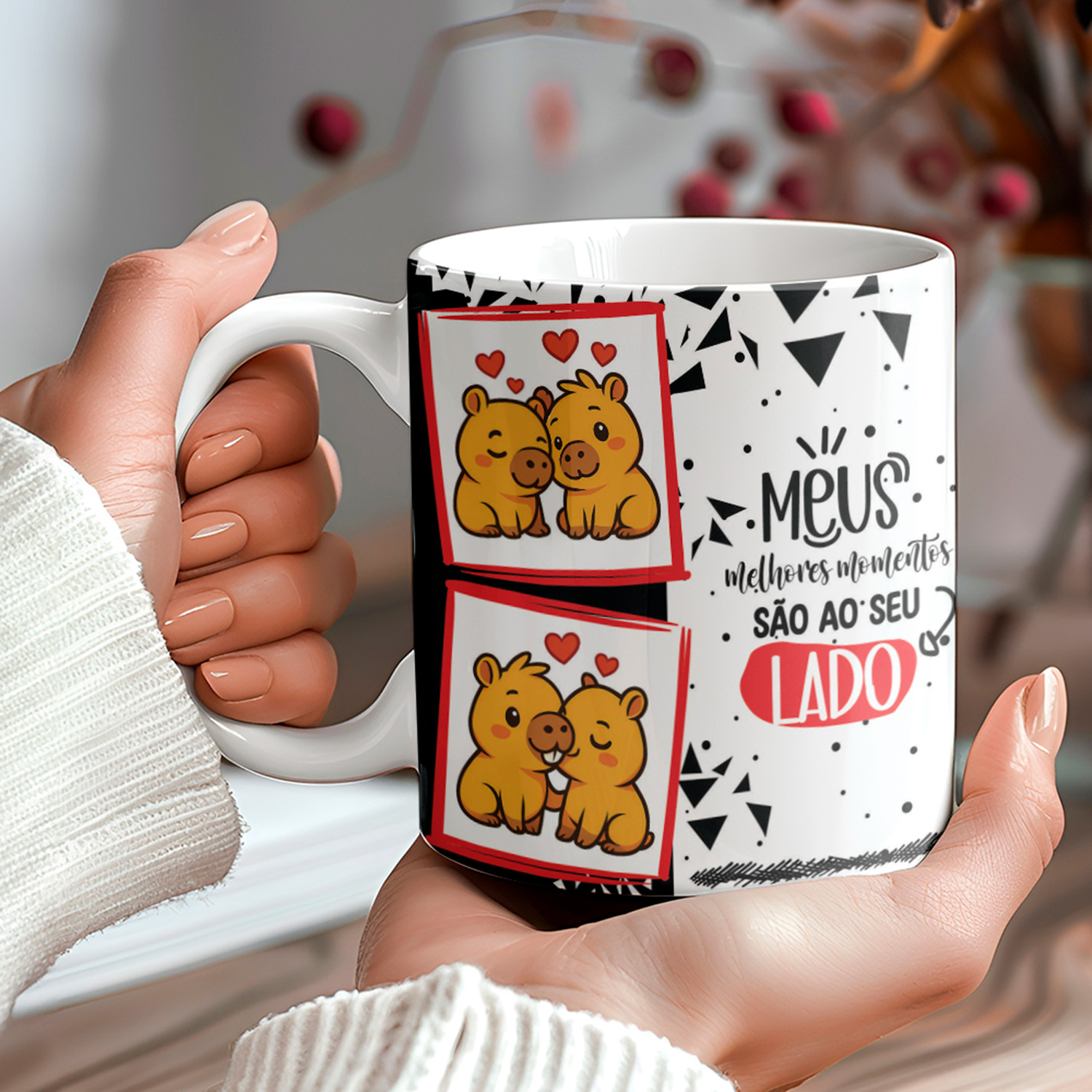 Coleção CAPYLOVE – 6 ARTES CANECAS Namorados
