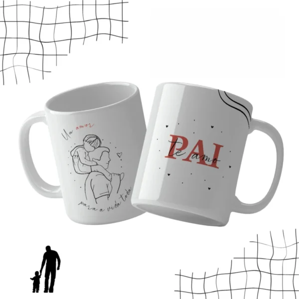 Dia dos Pais Minimalista – Estampas Canecas - Imagem 20