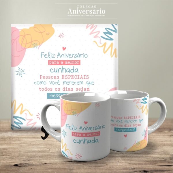 Artes Canecas e Azulejos Aniversário V24 (Vintage) - Imagem 16