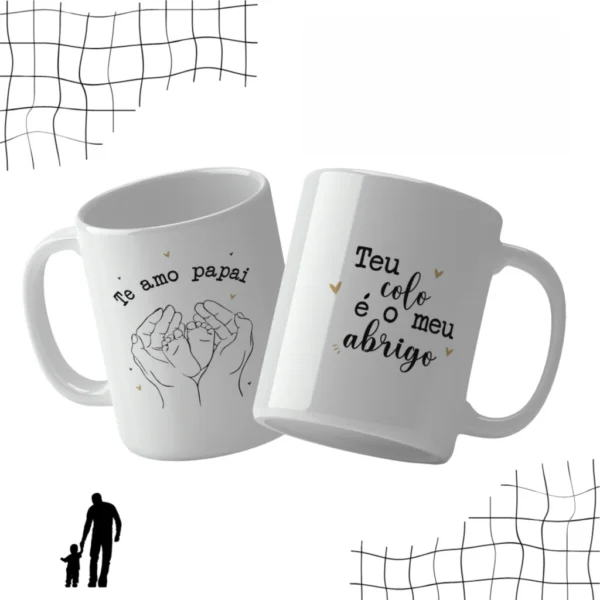 Dia dos Pais Minimalista – Estampas Canecas - Imagem 18
