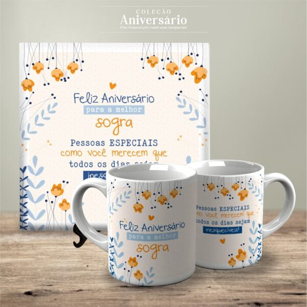 Artes Canecas e Azulejos Aniversário V24 (Vintage) - Imagem 15