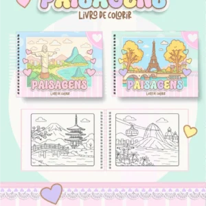 Paisagens – Big Livros de Colorir 2