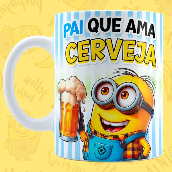 COMBO Pai Minions Divertido (Caneca Criativa)