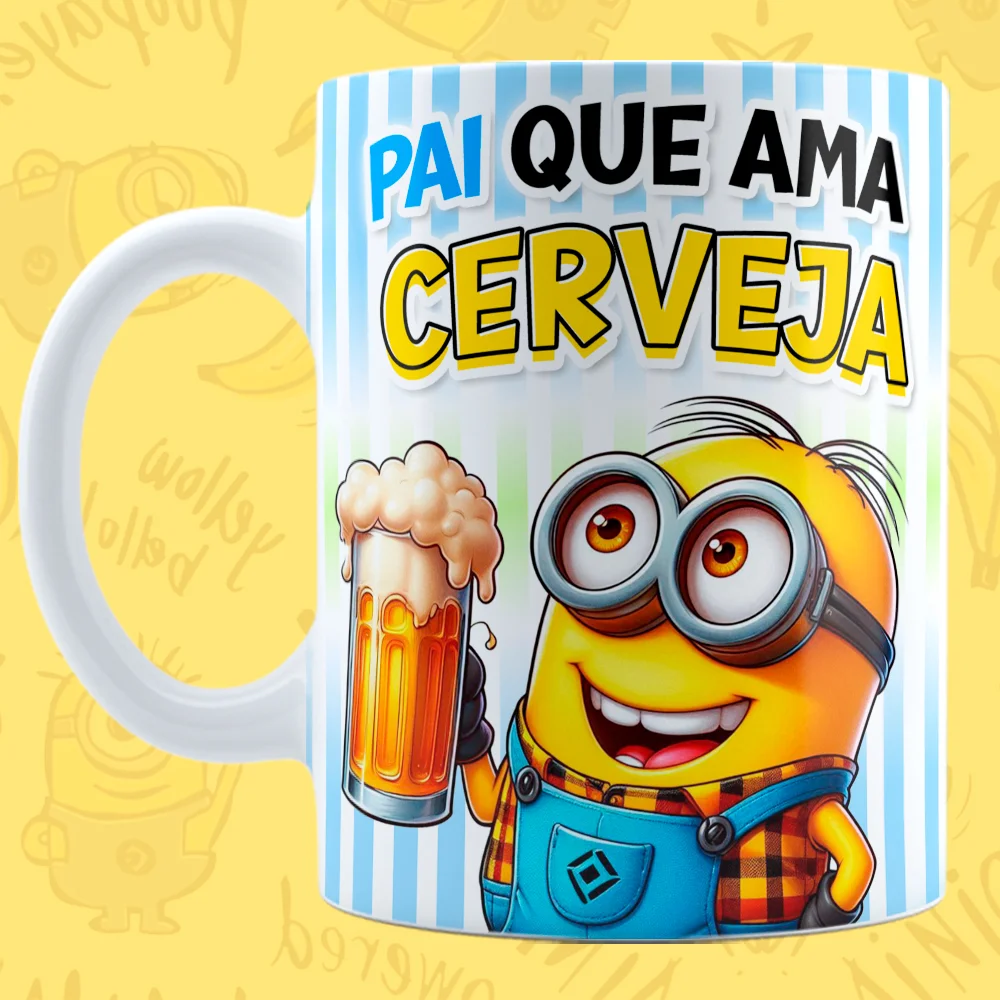 COMBO Pai Minions Divertido (Caneca Criativa)