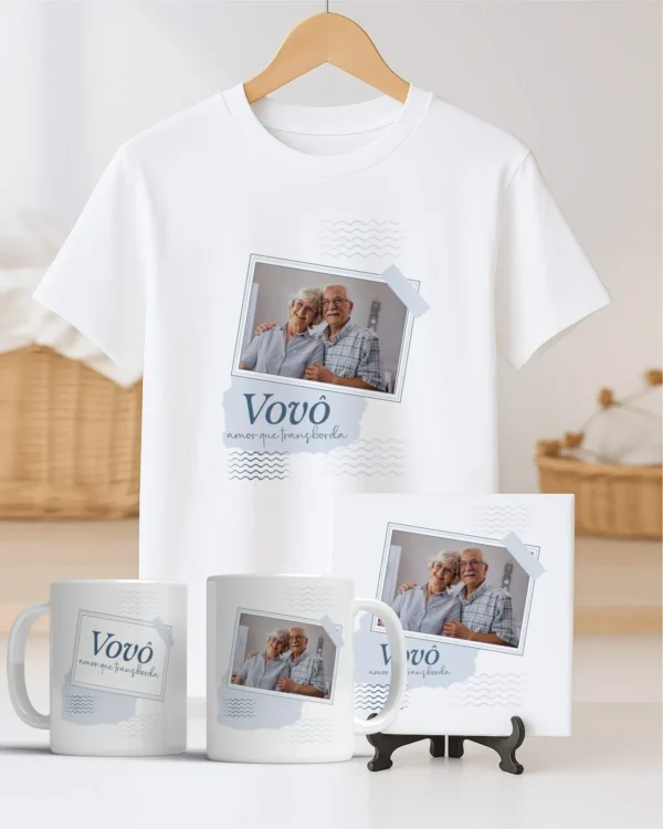 TRIO Caneca | Camisa | Azulejo Avós V4 (Vintage) - Imagem 16