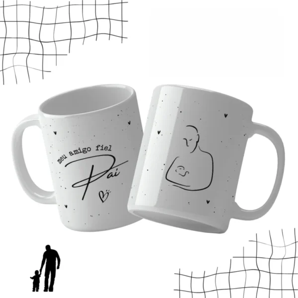 Dia dos Pais Minimalista – Estampas Canecas - Imagem 17