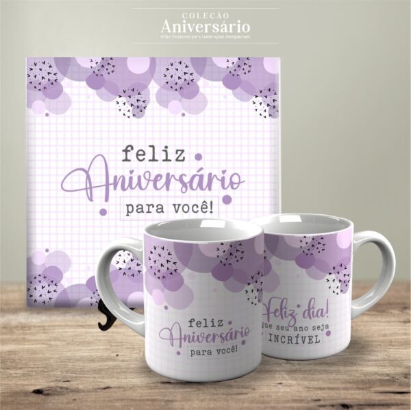 Artes Canecas e Azulejos Aniversário V24 (Vintage) - Imagem 12