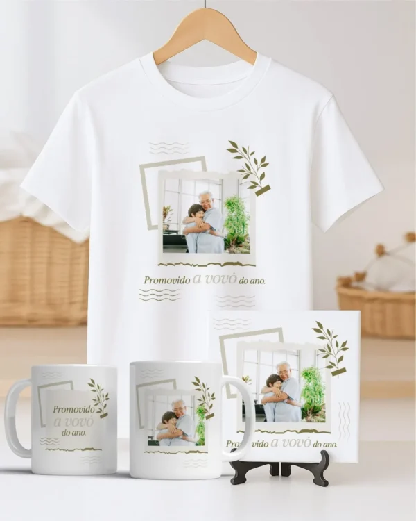 TRIO Caneca | Camisa | Azulejo Avós V4 (Vintage) - Imagem 14