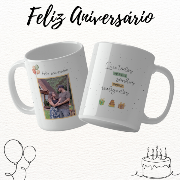 Aniversário Minimalista – Estampas Canecas - Imagem 13
