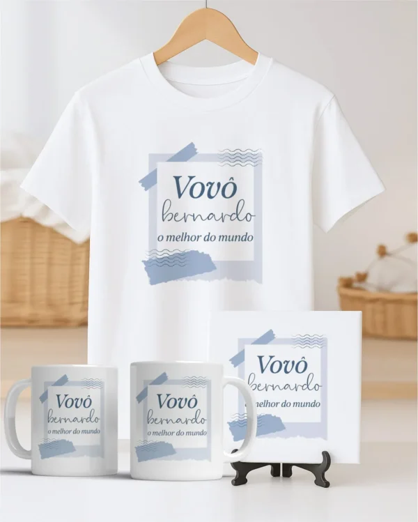 TRIO Caneca | Camisa | Azulejo Avós V4 (Vintage) - Imagem 23