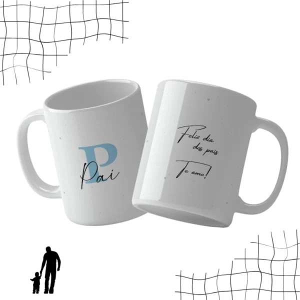 Dia dos Pais Minimalista – Estampas Canecas - Imagem 13
