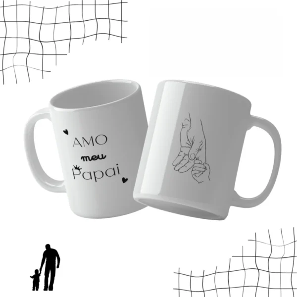 Dia dos Pais Minimalista – Estampas Canecas - Imagem 12