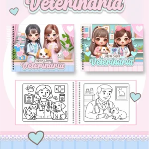 Veterinária – Big Livros de Colorir