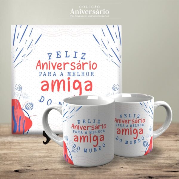 Artes Canecas e Azulejos Aniversário V24 (Vintage) - Imagem 7