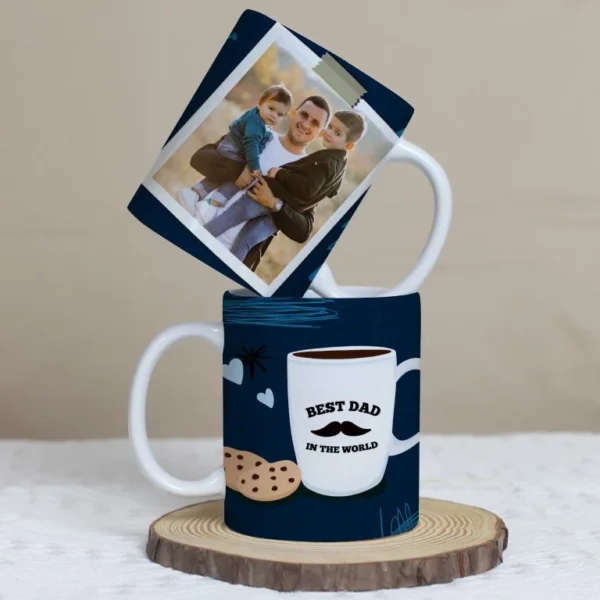 Father Day Foto – 2 Artes Avulsa Caneca (Yukina) - Imagem 2