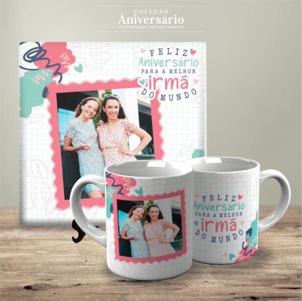 Artes Canecas e Azulejos Aniversário V24 (Vintage) - Imagem 22