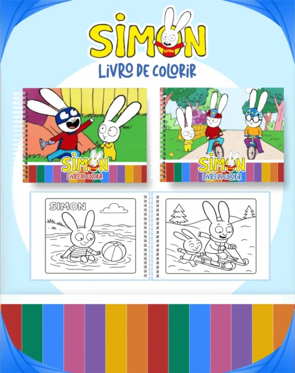 Simon – Big Livros de Colorir