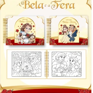 A Bela e a Fera – Big Livros de Colorir