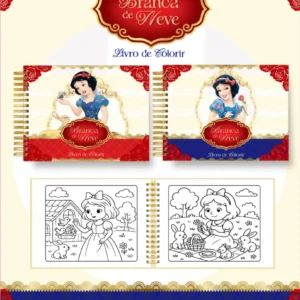 Branca de Neve – Big Livros de Colorir