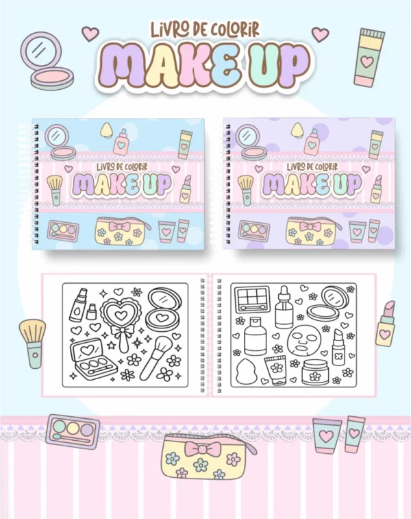 Make Up – Big Livros de Colorir