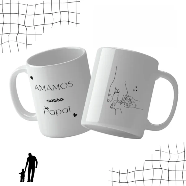 Dia dos Pais Minimalista – Estampas Canecas - Imagem 8