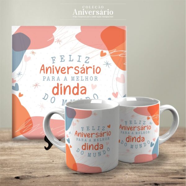 Artes Canecas e Azulejos Aniversário V24 (Vintage) - Imagem 6
