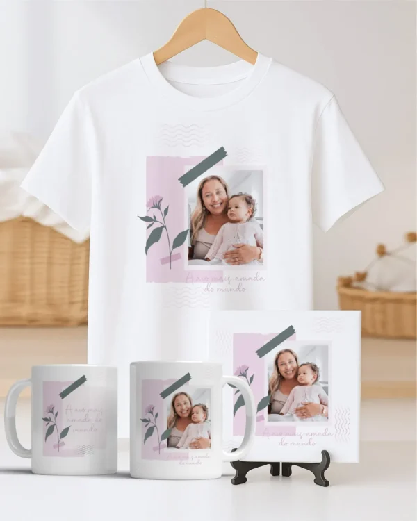 TRIO Caneca | Camisa | Azulejo Avós V4 (Vintage) - Imagem 30