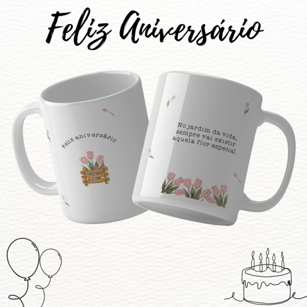 Aniversário Minimalista – Estampas Canecas - Imagem 4