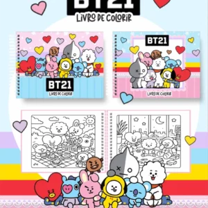BT 21 – Big Livros de Colorir