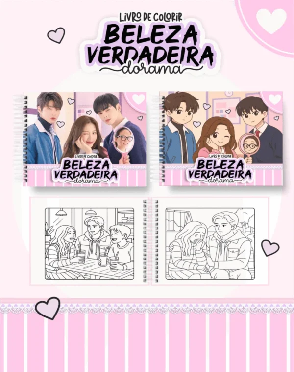 Beleza Verdadeira Dorama – Big Livros de Colorir