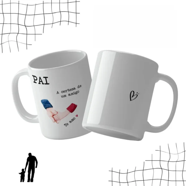 Dia dos Pais Minimalista – Estampas Canecas - Imagem 9
