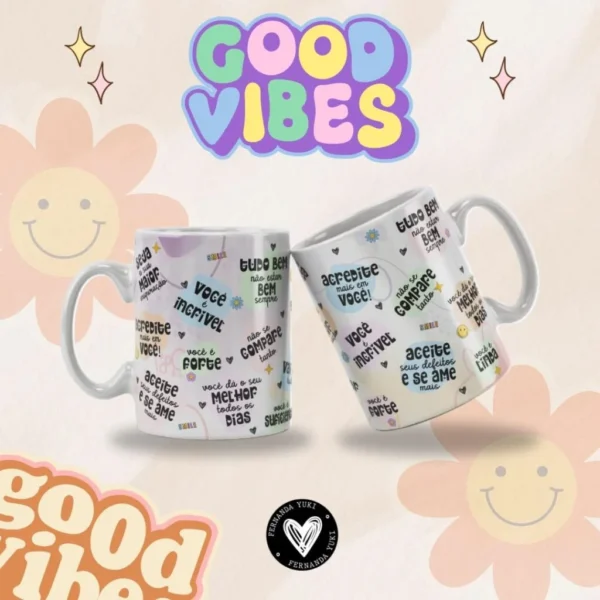 Good Vibes – Estampas Canecas - Imagem 3