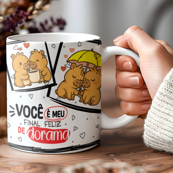 Coleção CAPYLOVE – 6 ARTES CANECAS Namorados - Imagem 4