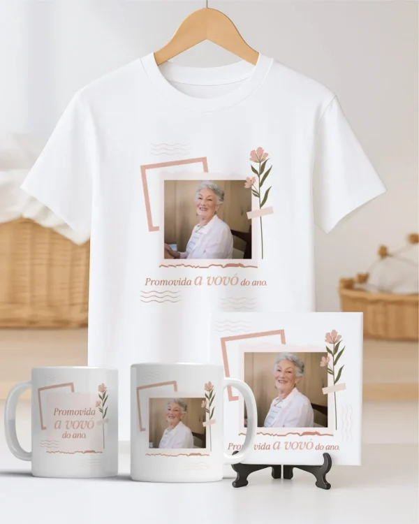 TRIO Caneca | Camisa | Azulejo Avós V4 (Vintage) - Imagem 26