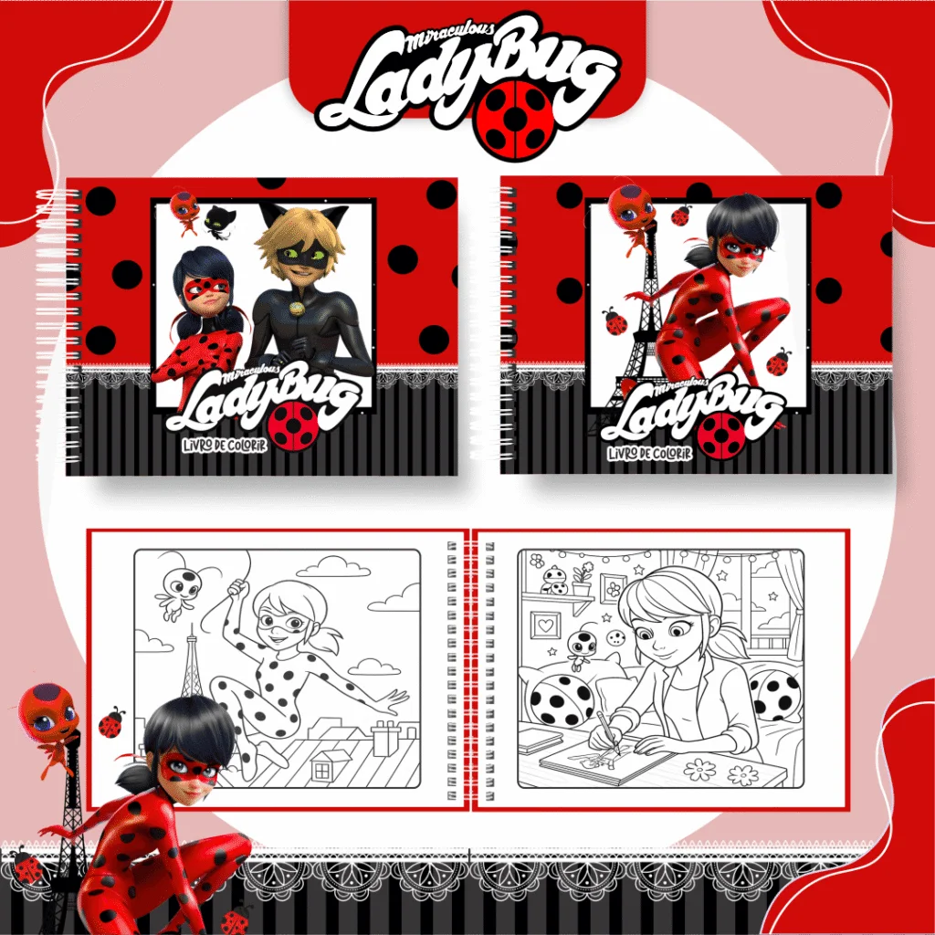 Lady Bug – Big Livros de Colorir